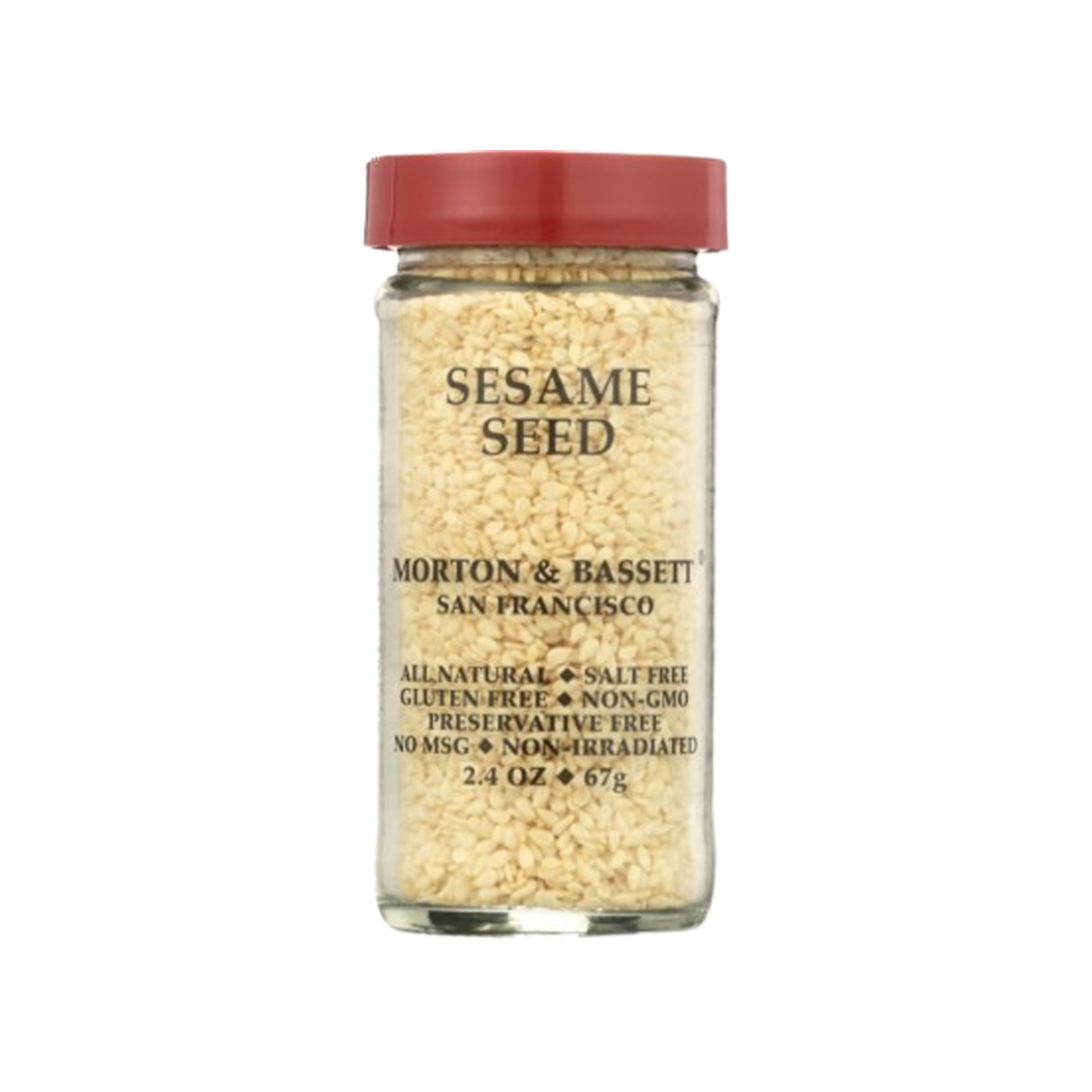 Morton & Bassett, And 100% Organic Seasoning Sesame Seed, Case Of 3, 2.4 oz