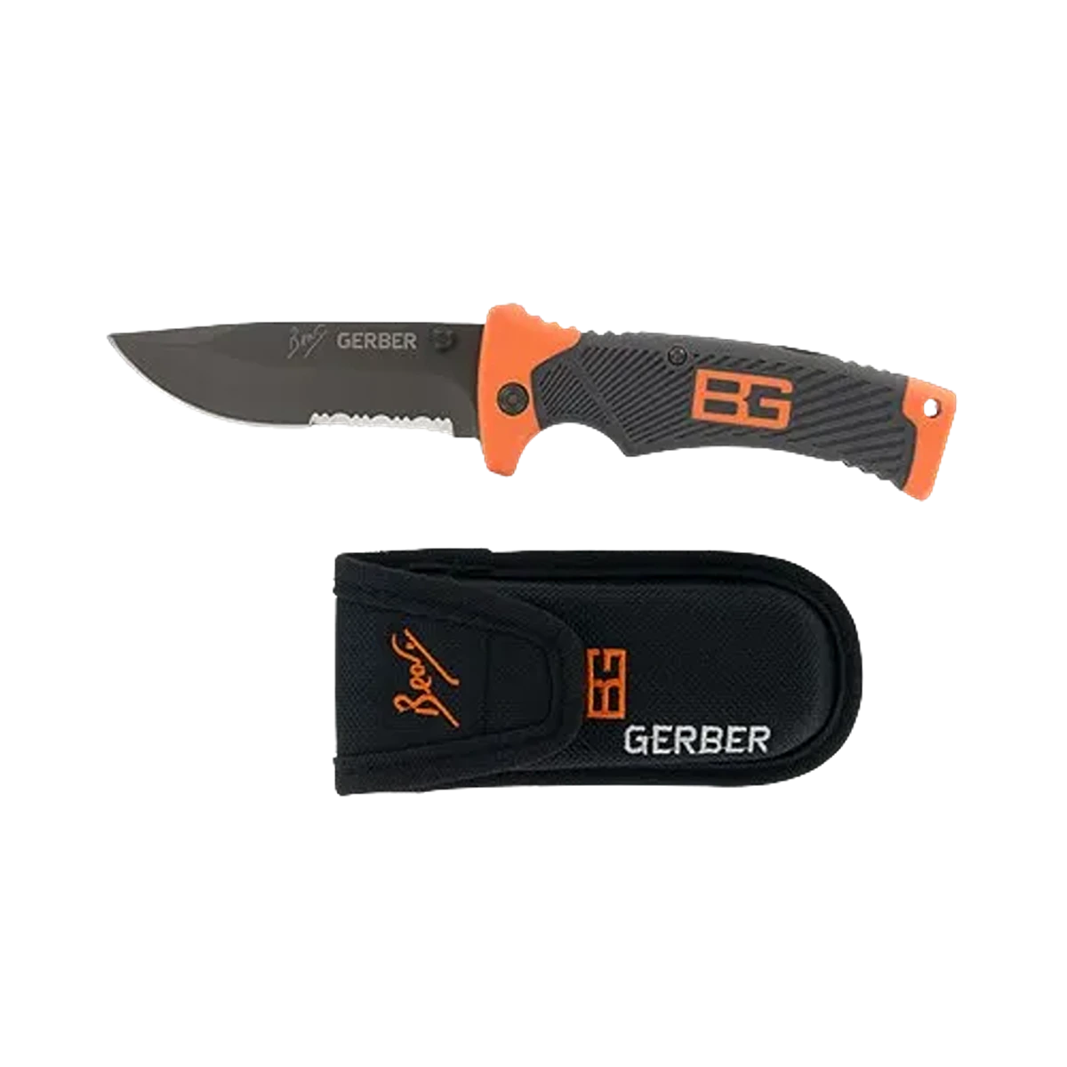 Gerber Bear Grylls Foldable dagger with Sheath & Survival Guide