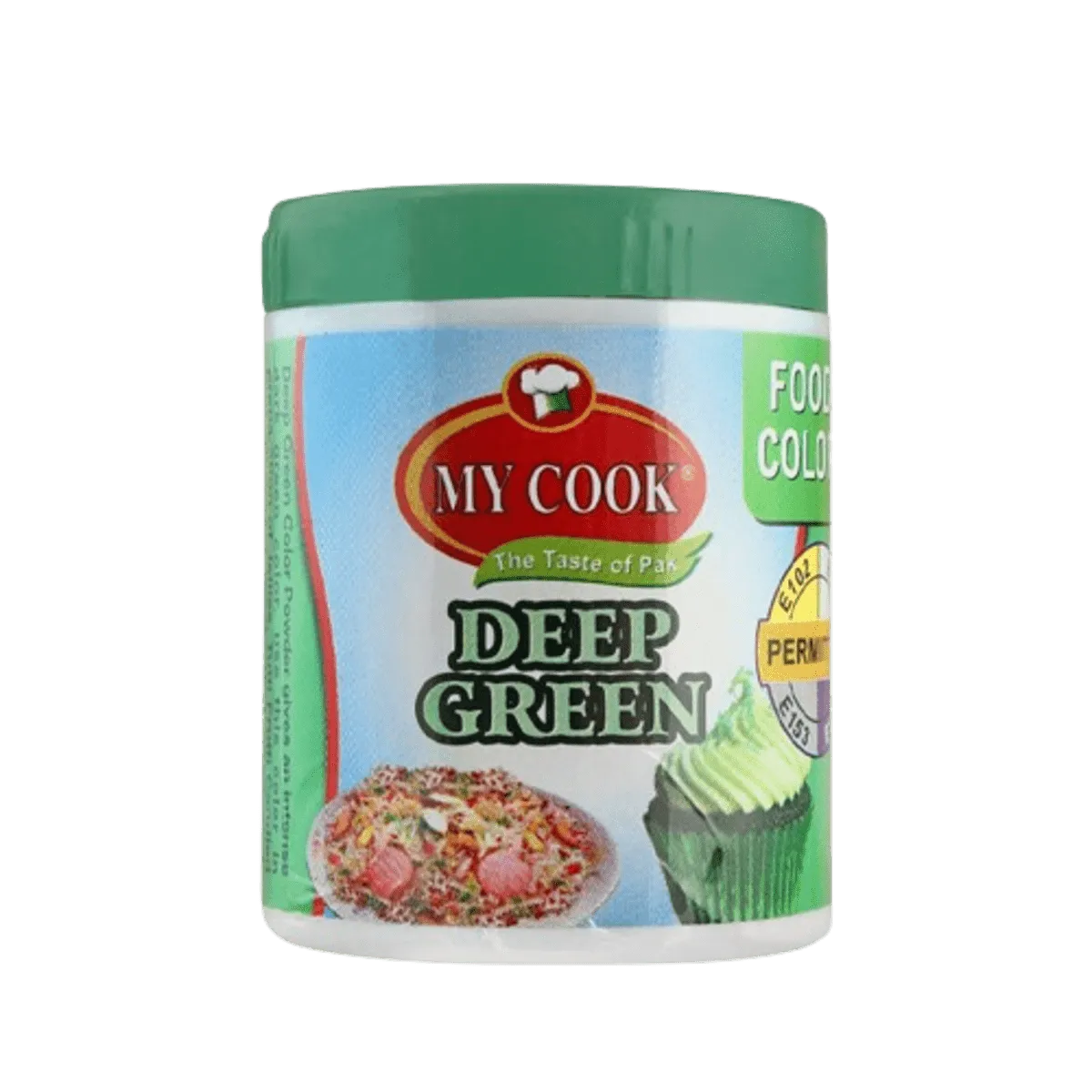 My Cook Deep Green Powder Food Colour 25g