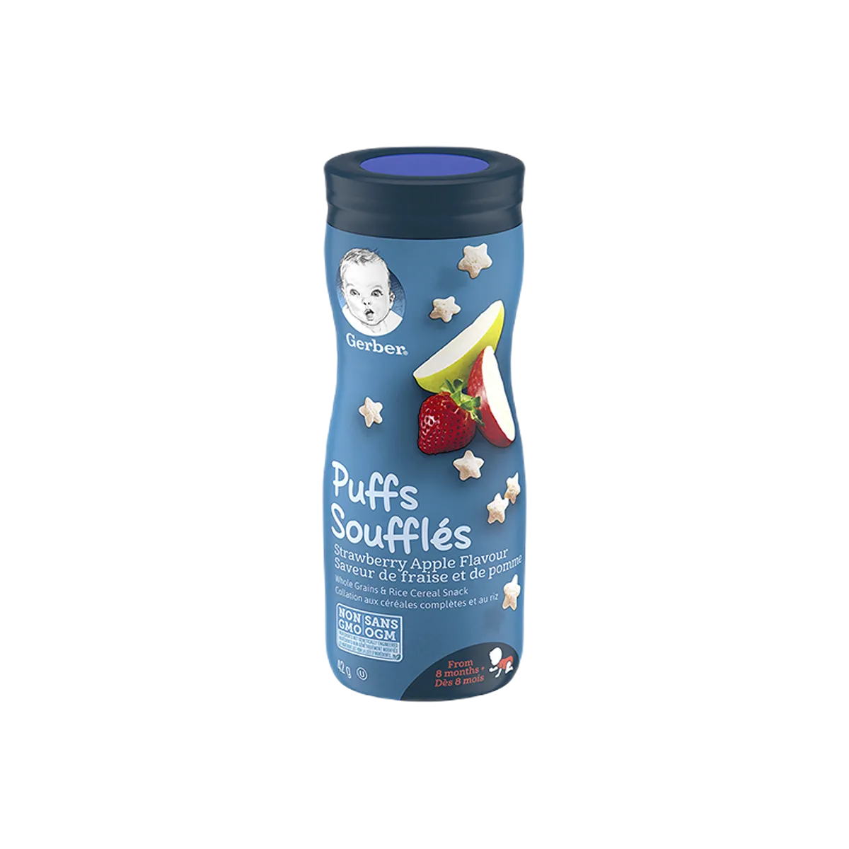 Gerber Puffs Souffles Strawberry Apple 42g: