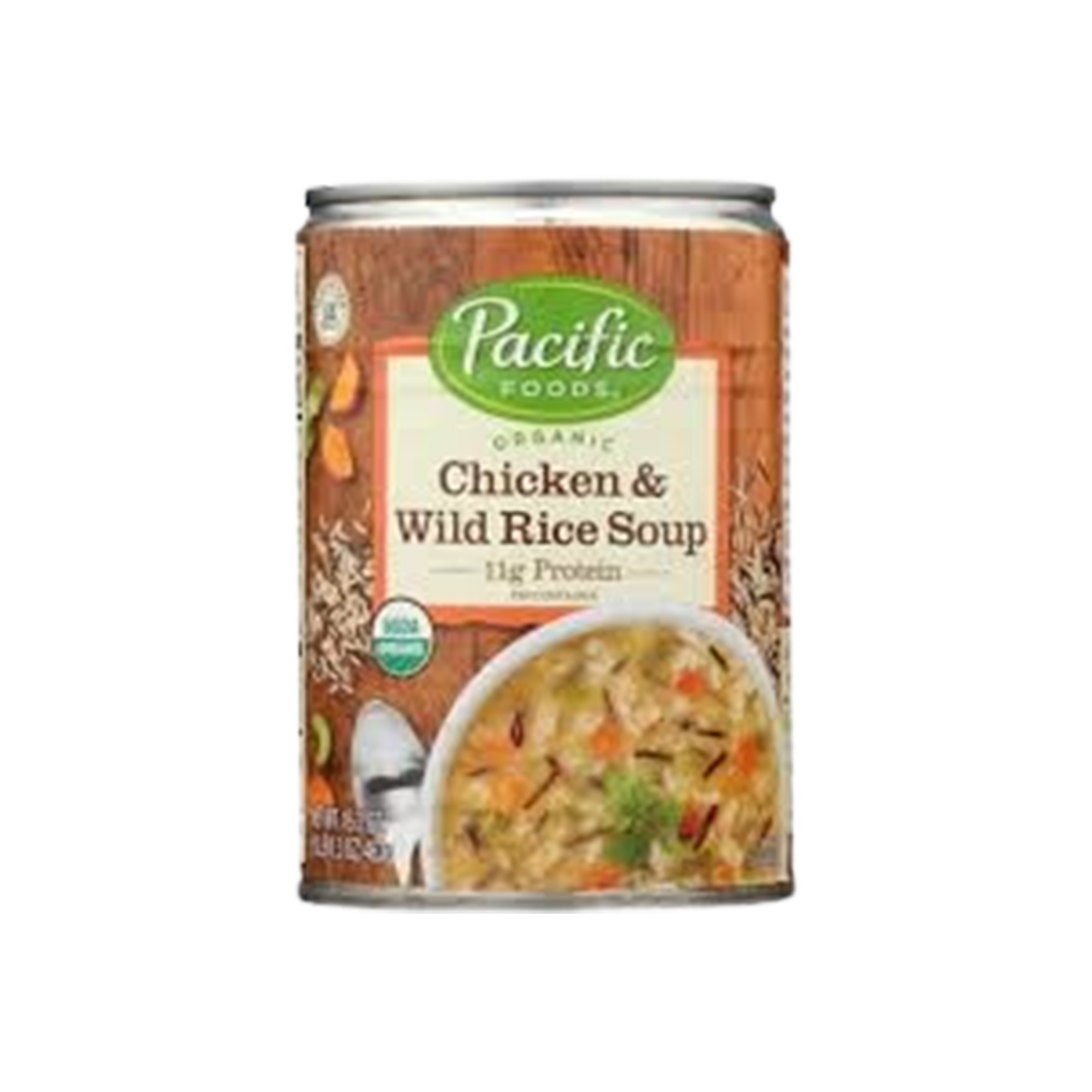 Pacific Foods, Organic Chicken Wild Rice Soup, Case Of 12, 16.3 oz