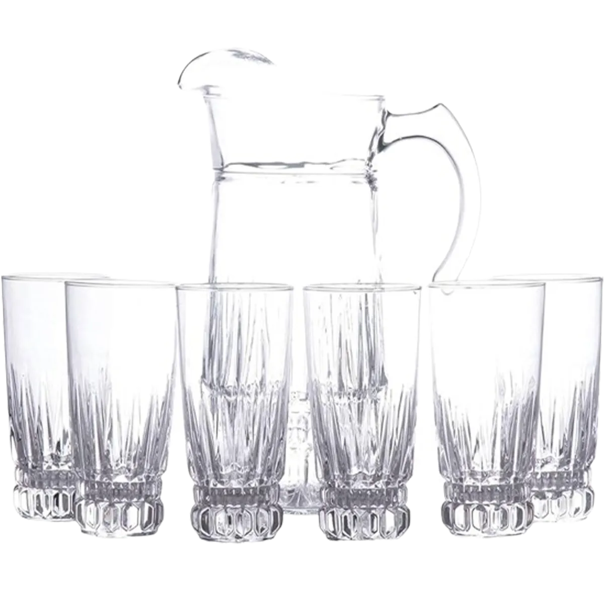 Luminarc Black Thyme Water Set 7 Pic