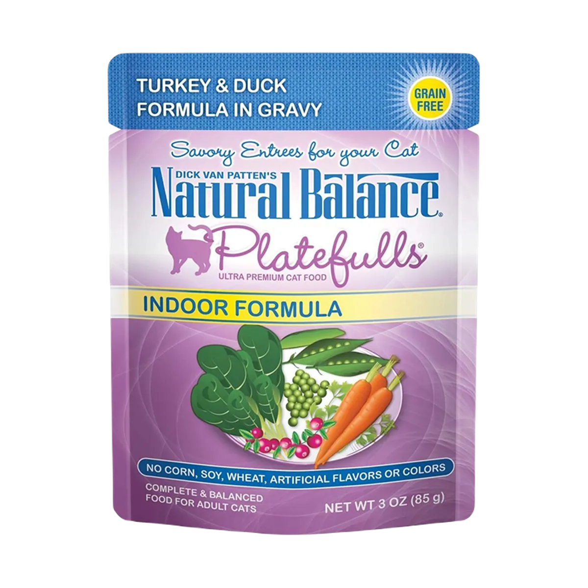 Natural Balance Platefulls Turkey&duck Formula 85g