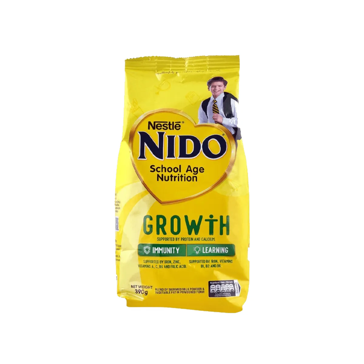 Nestle Nido Forti Grow Powder Milk Pouch 390g