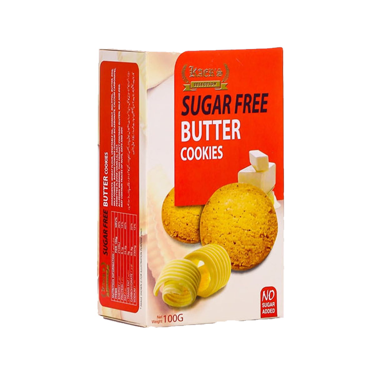 Kaers Sugar Free Butter Cookies 100g