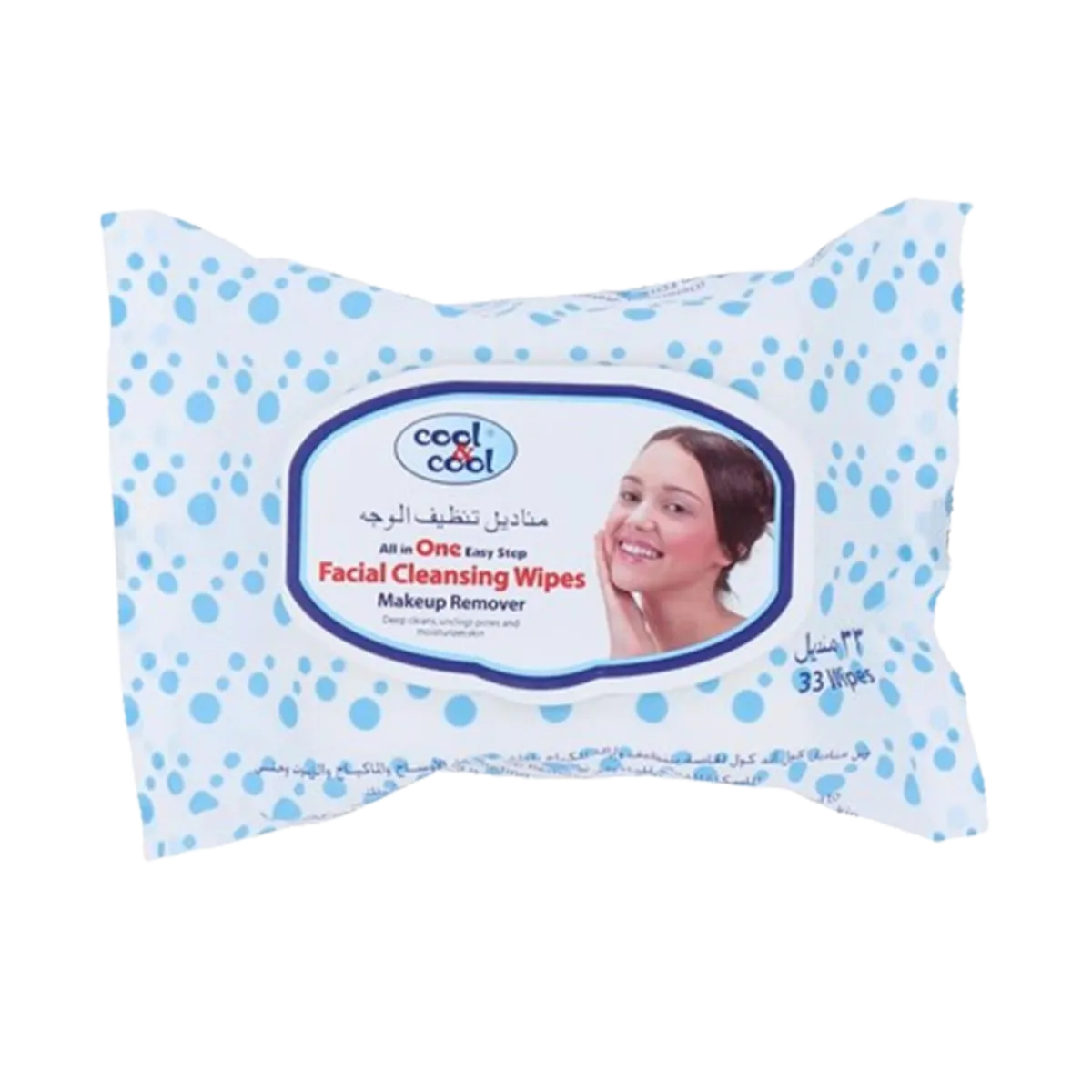 Cool & Cool Facial Cleansing Wipes 33s