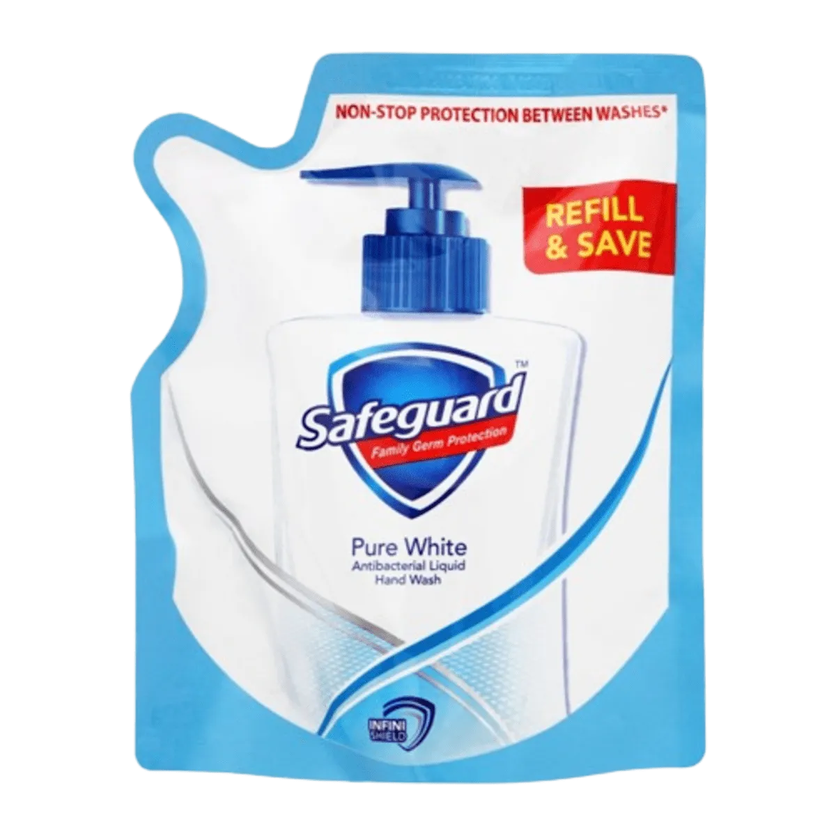 Safeguard Pure White Hand Wash Pouch 180ml