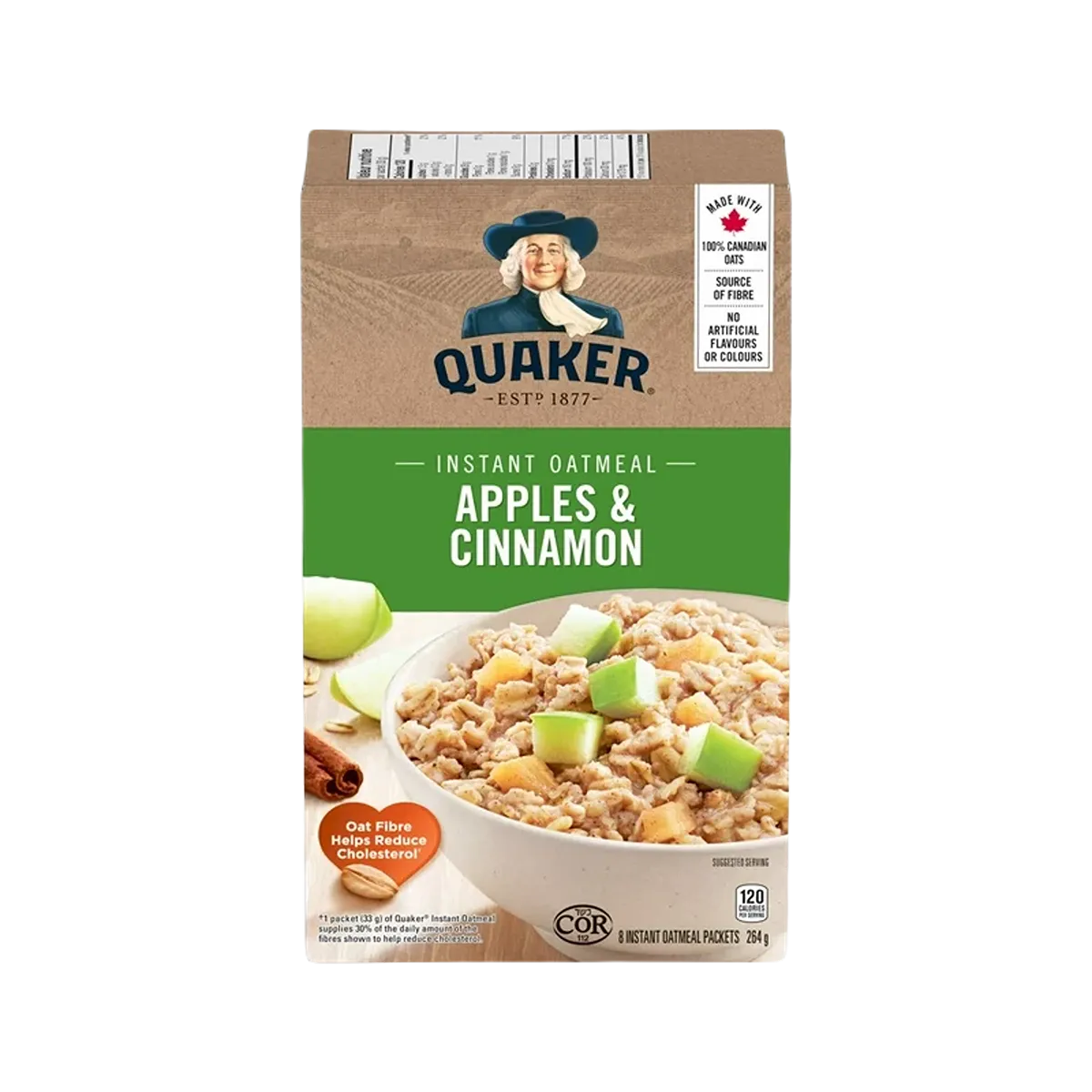 Quaker Oatmeal Apples Cinnamon 264g