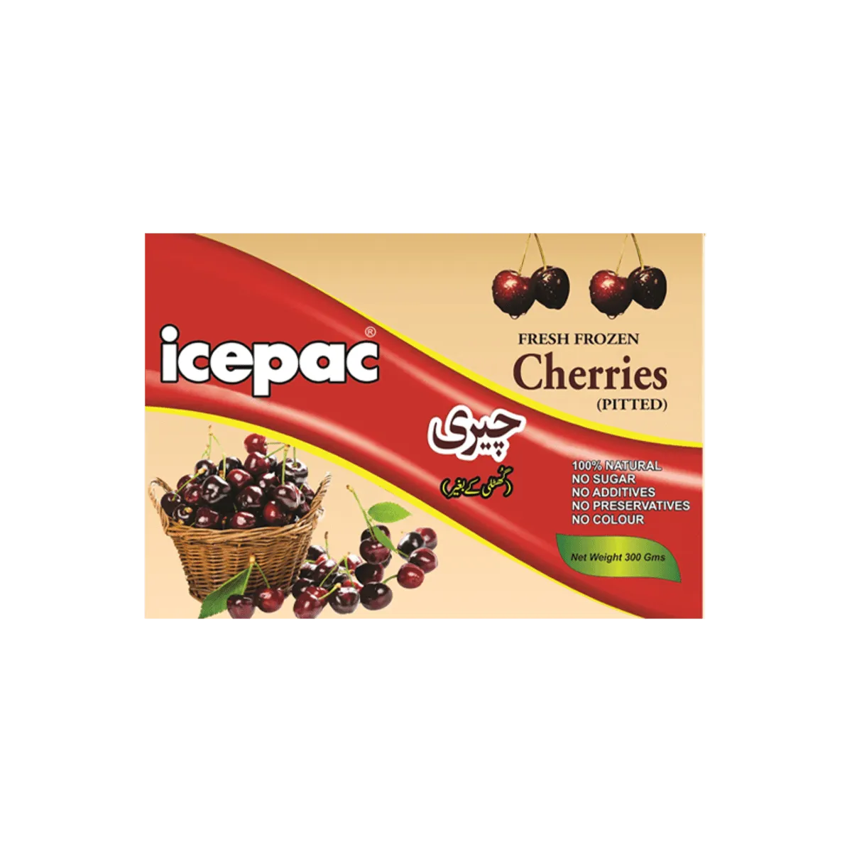 Icepac Frozen Pitted Cherries 300g