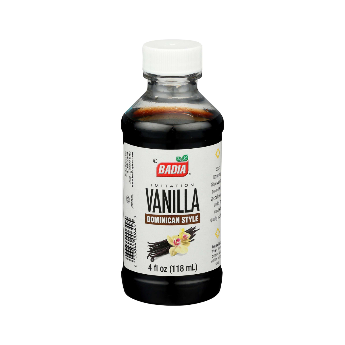 Badia Spices, Spices Imitation Vanilla Extract, Case Of 12, 4 oz