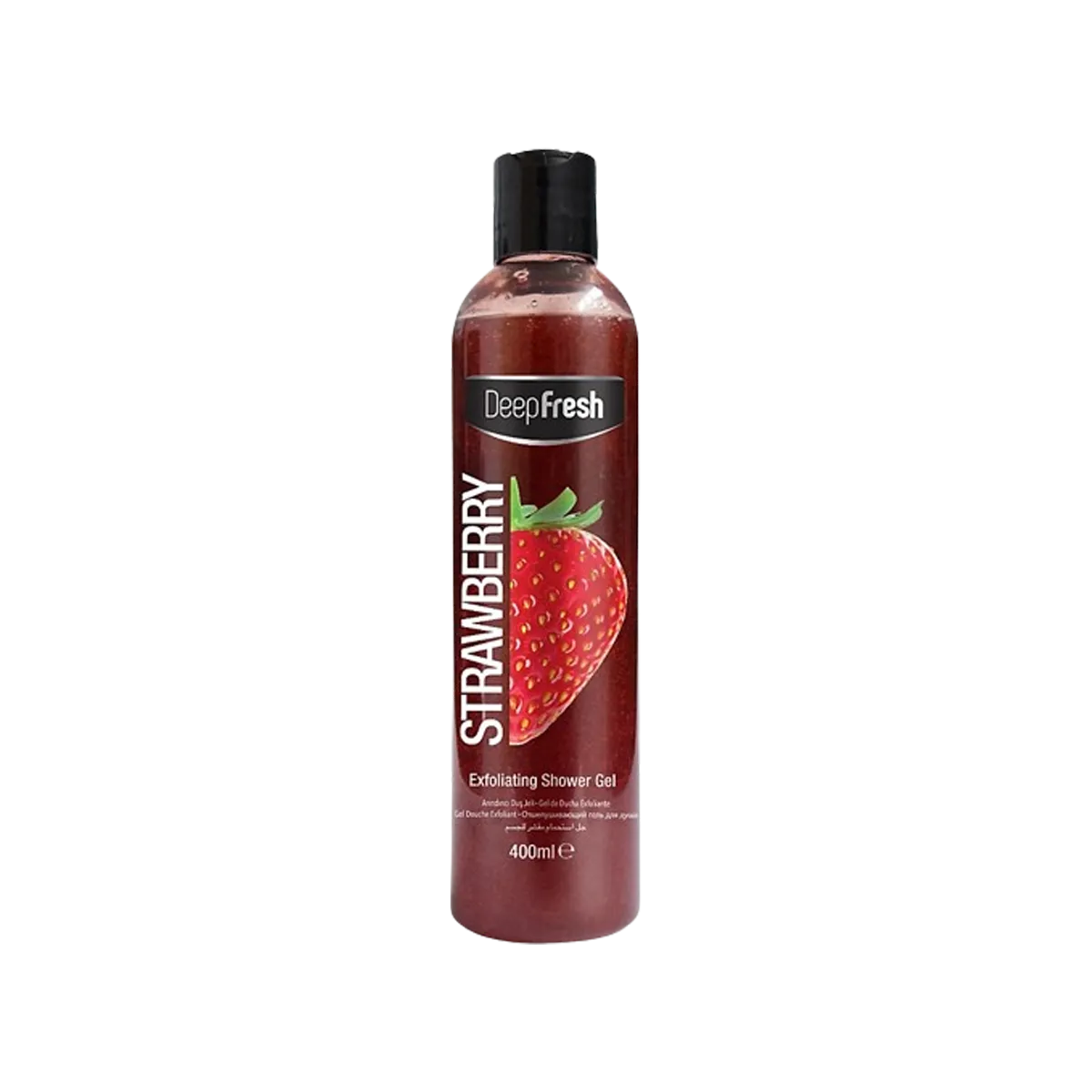 Deep Fresh Strawberry Exfoliating Shower Gel 400ml