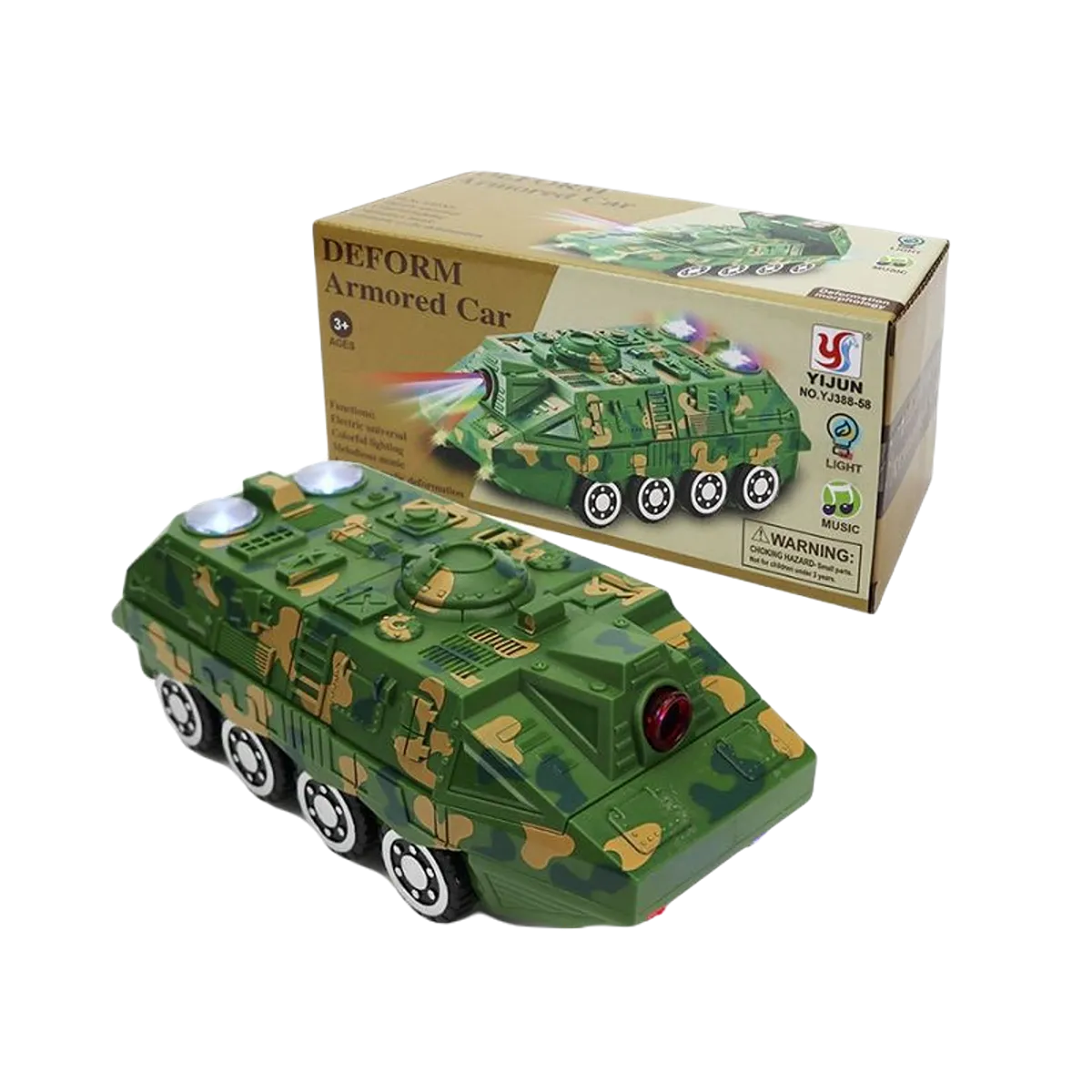 Deform Armored Light Music Car yj388-58