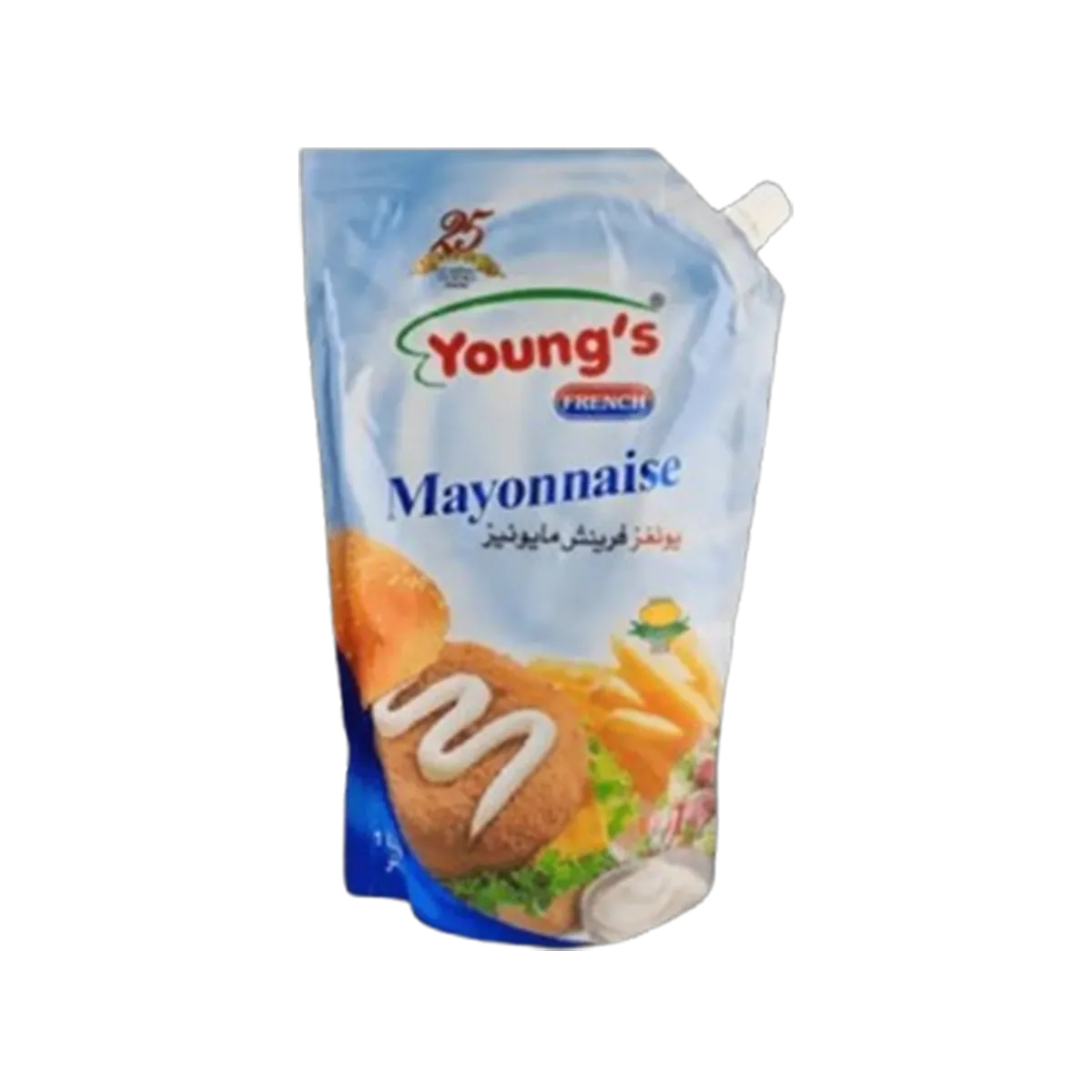 Youngs French Mayonnaise Pouch 1L