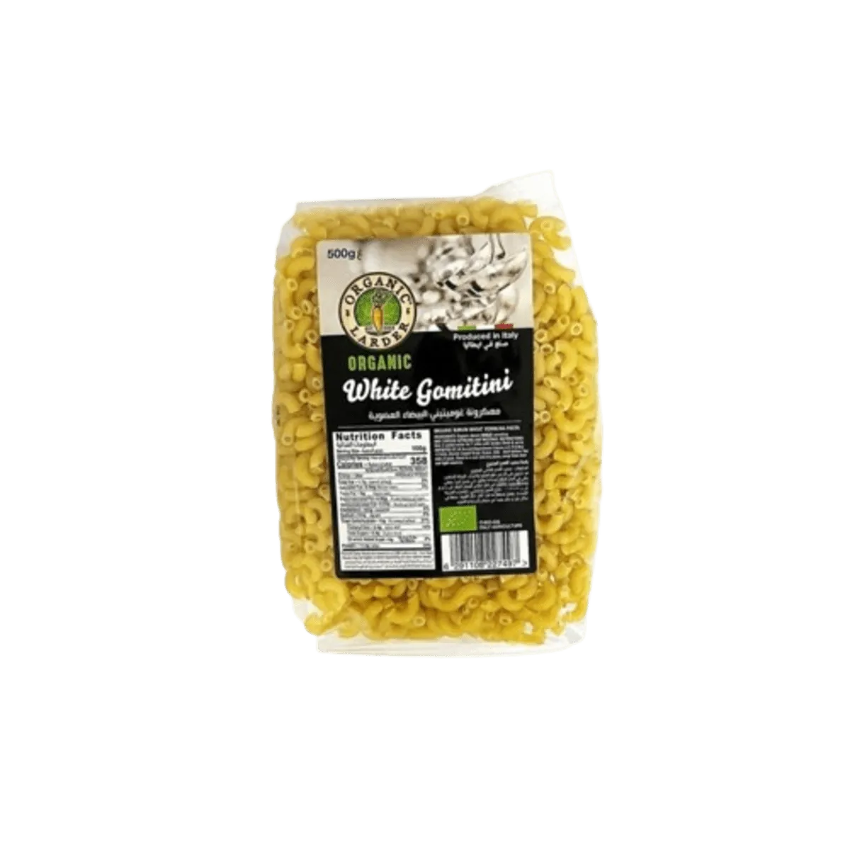 Organic Larder White Gomitini Pasta 500g