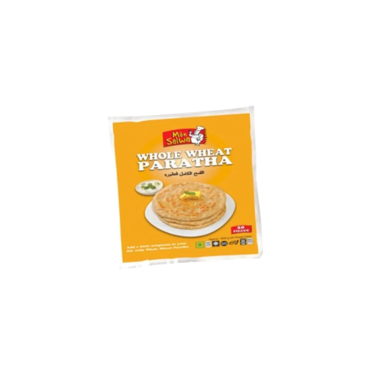 MON SALWA WHOLE WHEAT CHAPATI 18pcs 810g