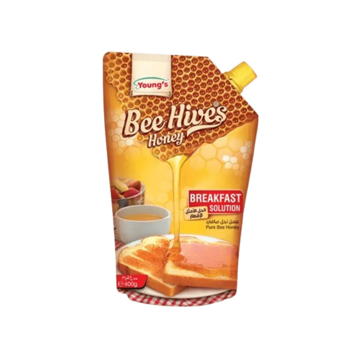 Youngs Bee Hives Natural Honey 400g