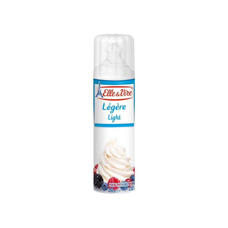 Elle & Vire Whipping Cream Spray Extra Light Tin 250ml