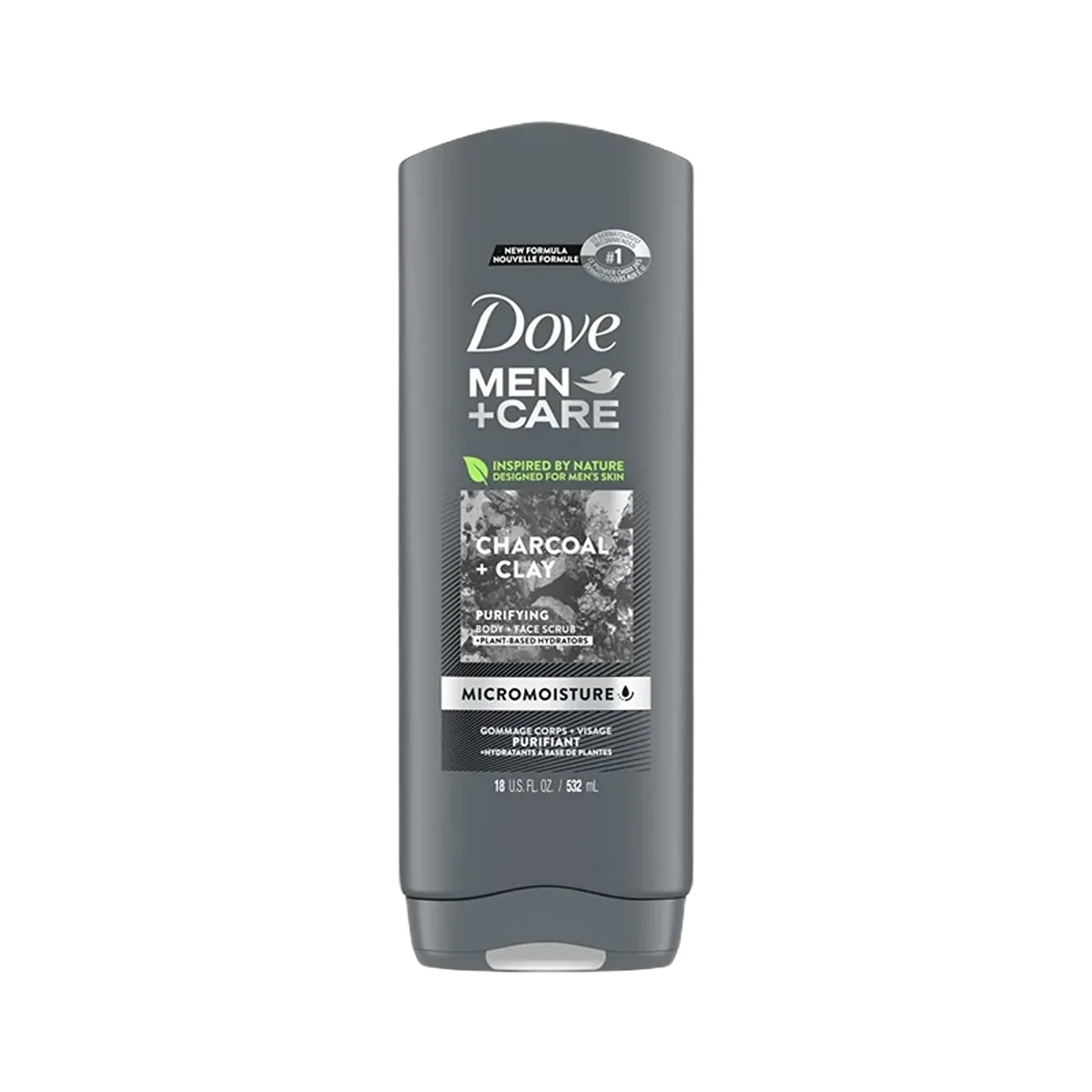 Dove Men Body Wash Charcoal Clay 400ml