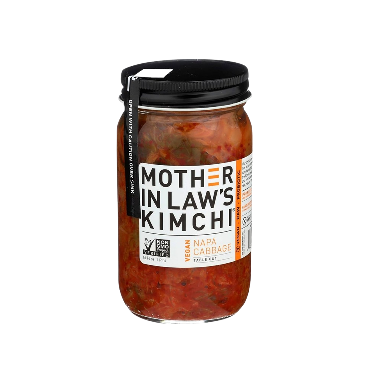 Mother-in-law's Kimchi, Vegan Napa Cabbage Table Cut, Case Of 6, 16 oz