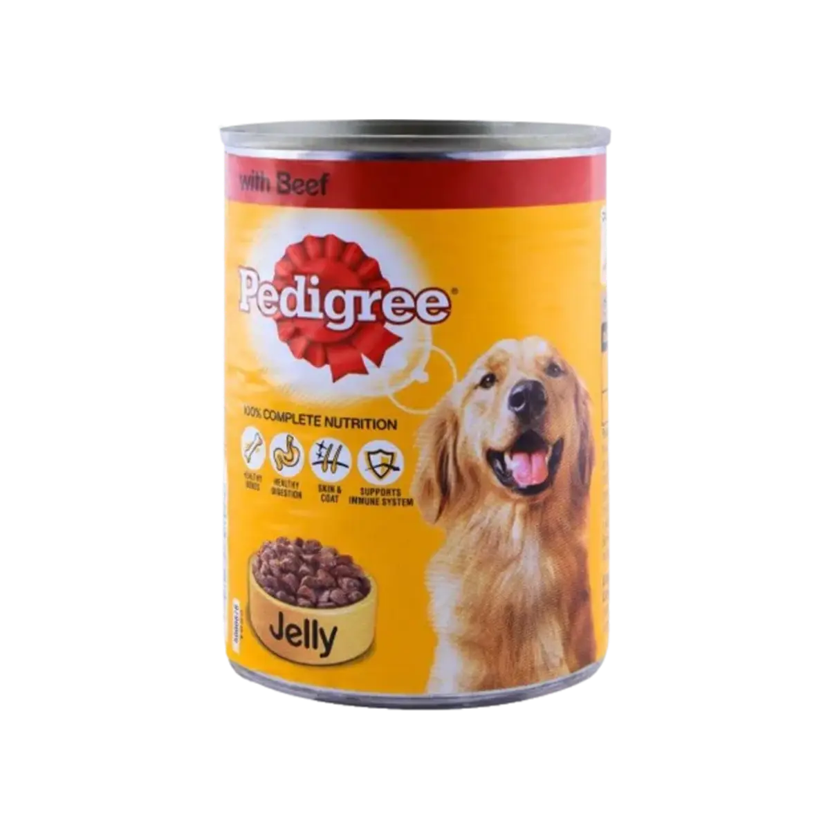Pedigree Dog Food Beef In Jelly Tin 400G