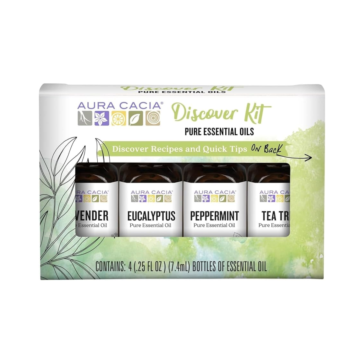Aura Cacia, Holiday Essential Oil Kit, 1 Each, 1 kit