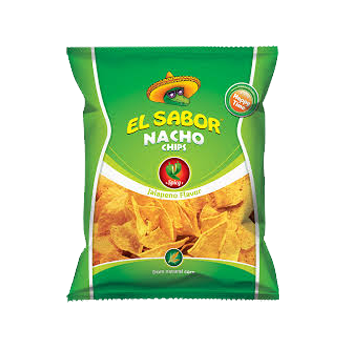 El Sabor Nacho chips jalapeno flavor 100g