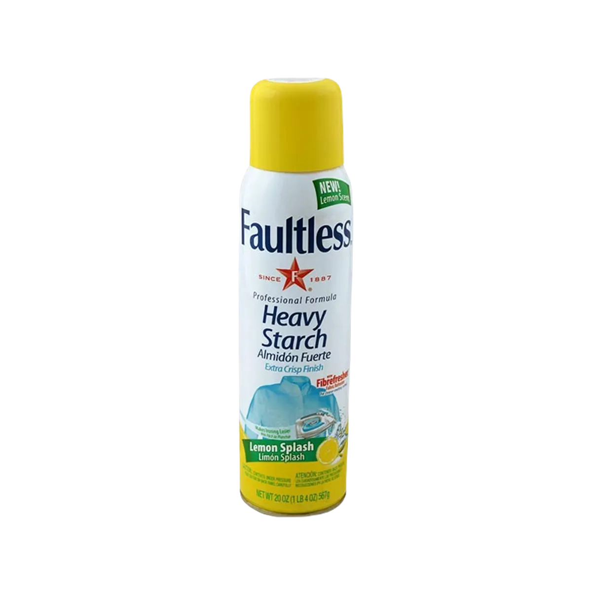 Faultless Heavy Starch Spray Lemon Splash 567g