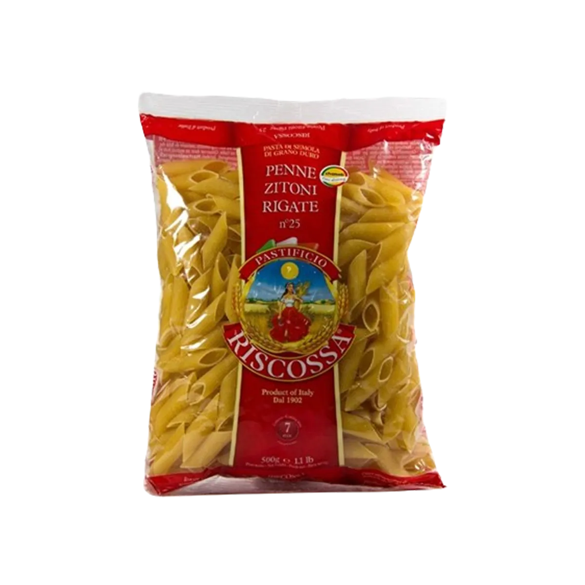 Riscossa Pasta Penne Zitoni 500g
