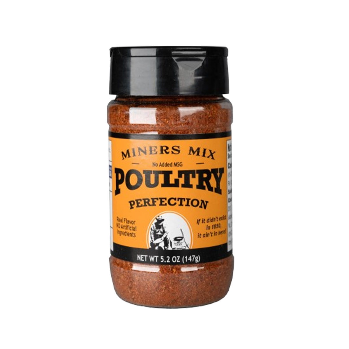 Miners Mix, Poultry Perfection Seasoning and Rub - Case of 6 - 5.2 OZ