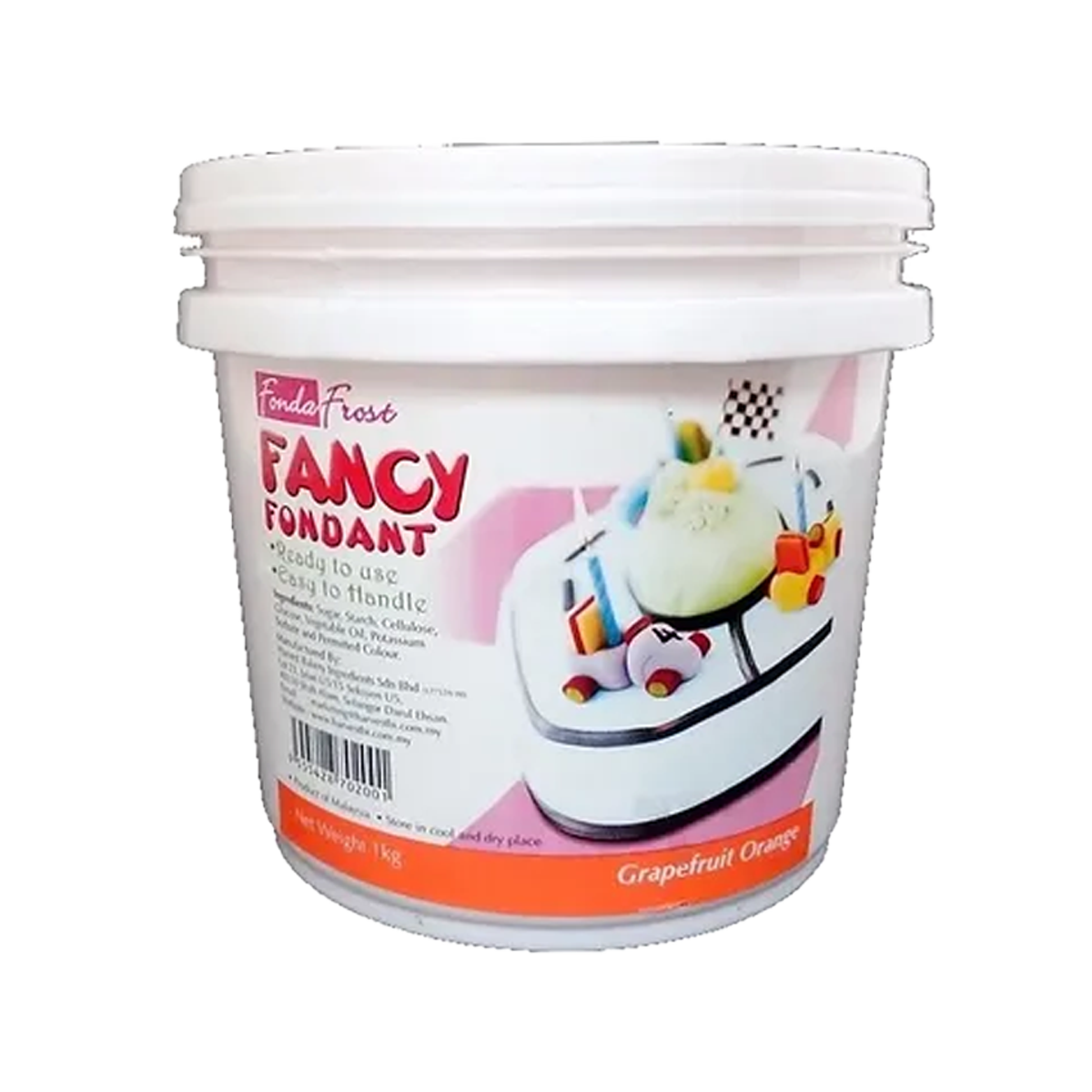 Fonda Frost fancy Fondant Orange 1kg