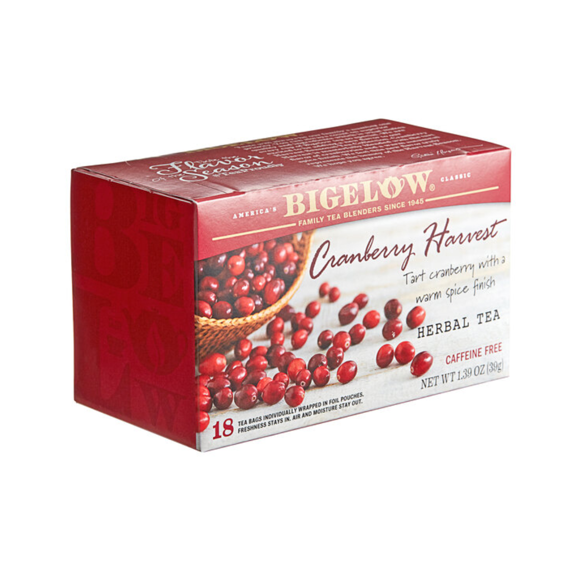 Bigelow Tea, Cranberry Harvest, Case Of 6, 18 bag
