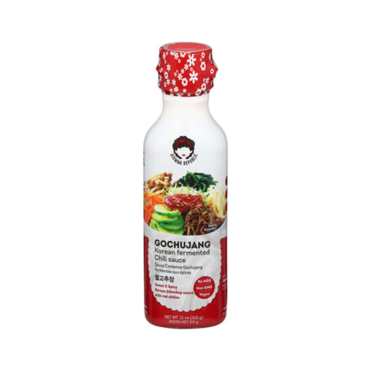 Ajumma Republic, Gochujang Korean Fermented Chili Sauce, Case Of 6, 11 oz