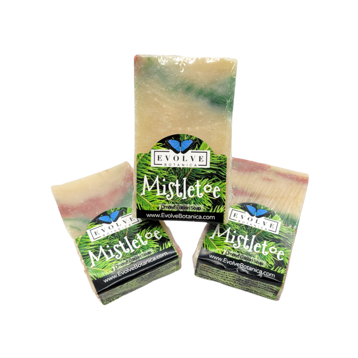 Evolve Botanica + Standard Soap - Mistletoe (Seasonal) + Case of 6 + 4.50 oz
