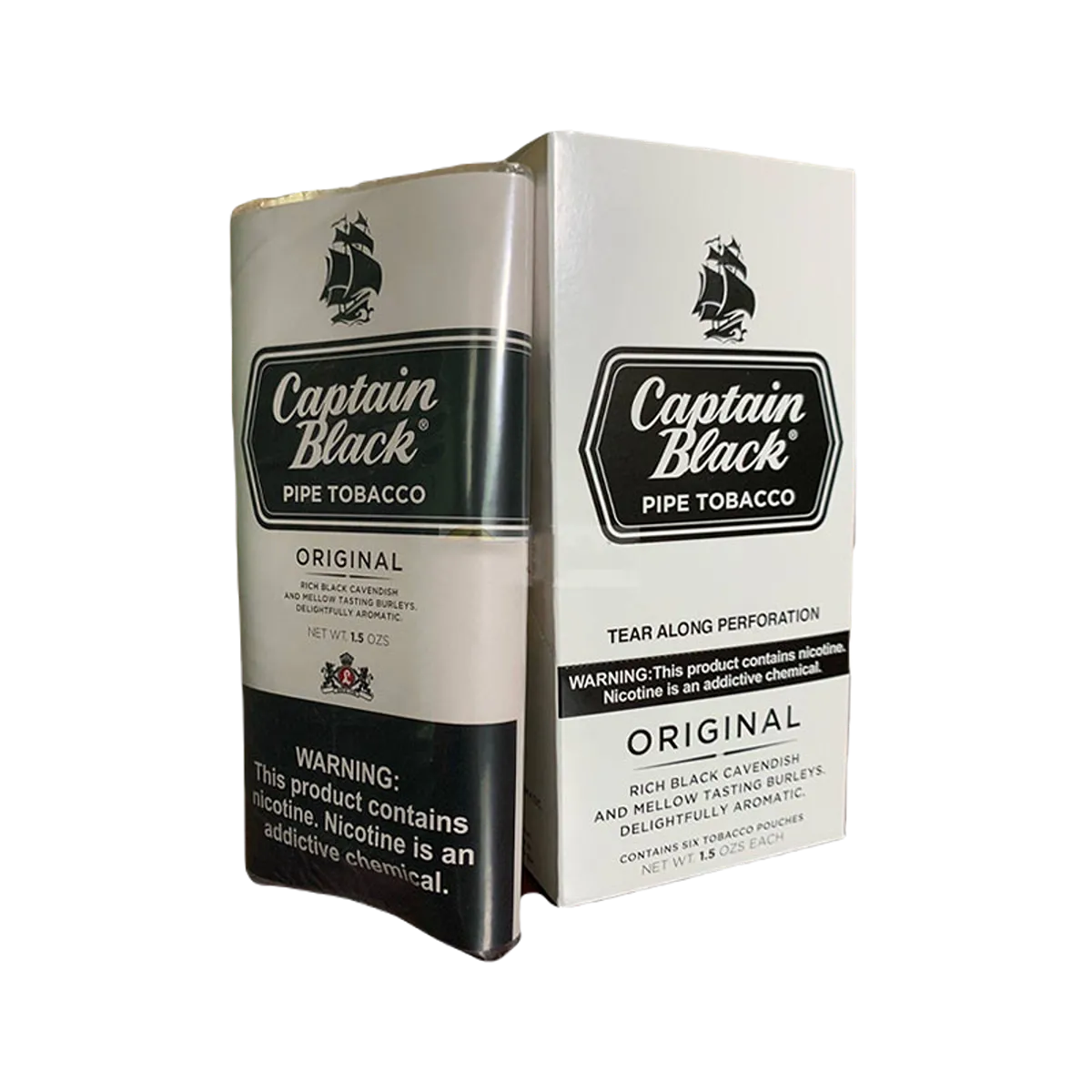 CAPTAIN BLK TOBACO WHITE