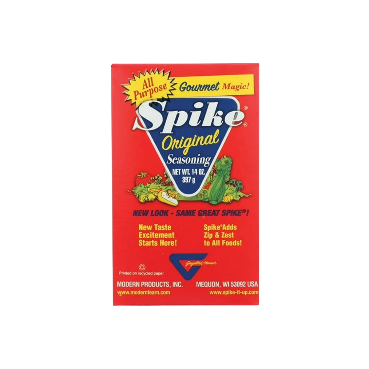 Modern Products, Spike Gourmet Natural Seasoning Original Box, 1 Each, 14 oz