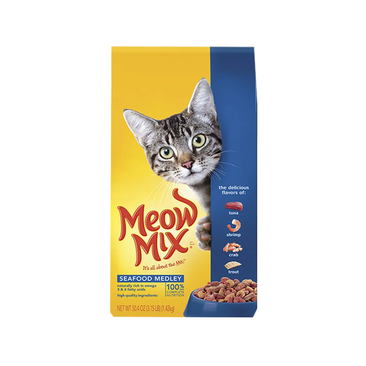 Meow Mix Cat Food Seafood Medley