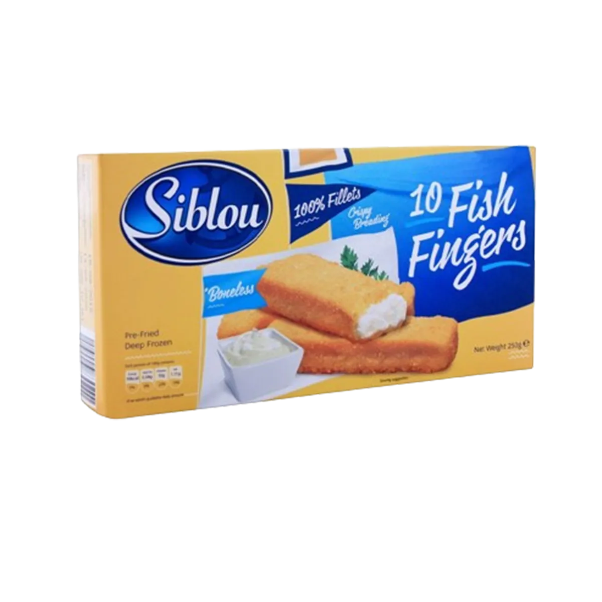 Siblou 10 Fish Fingers 250g