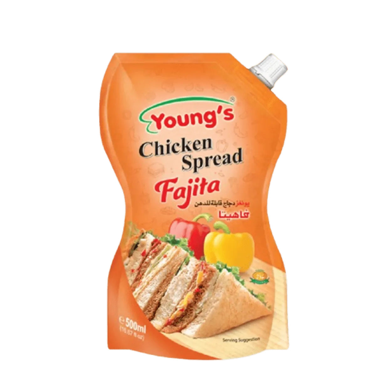 Youngs Chicken Spread Fajita Pouch 500ml