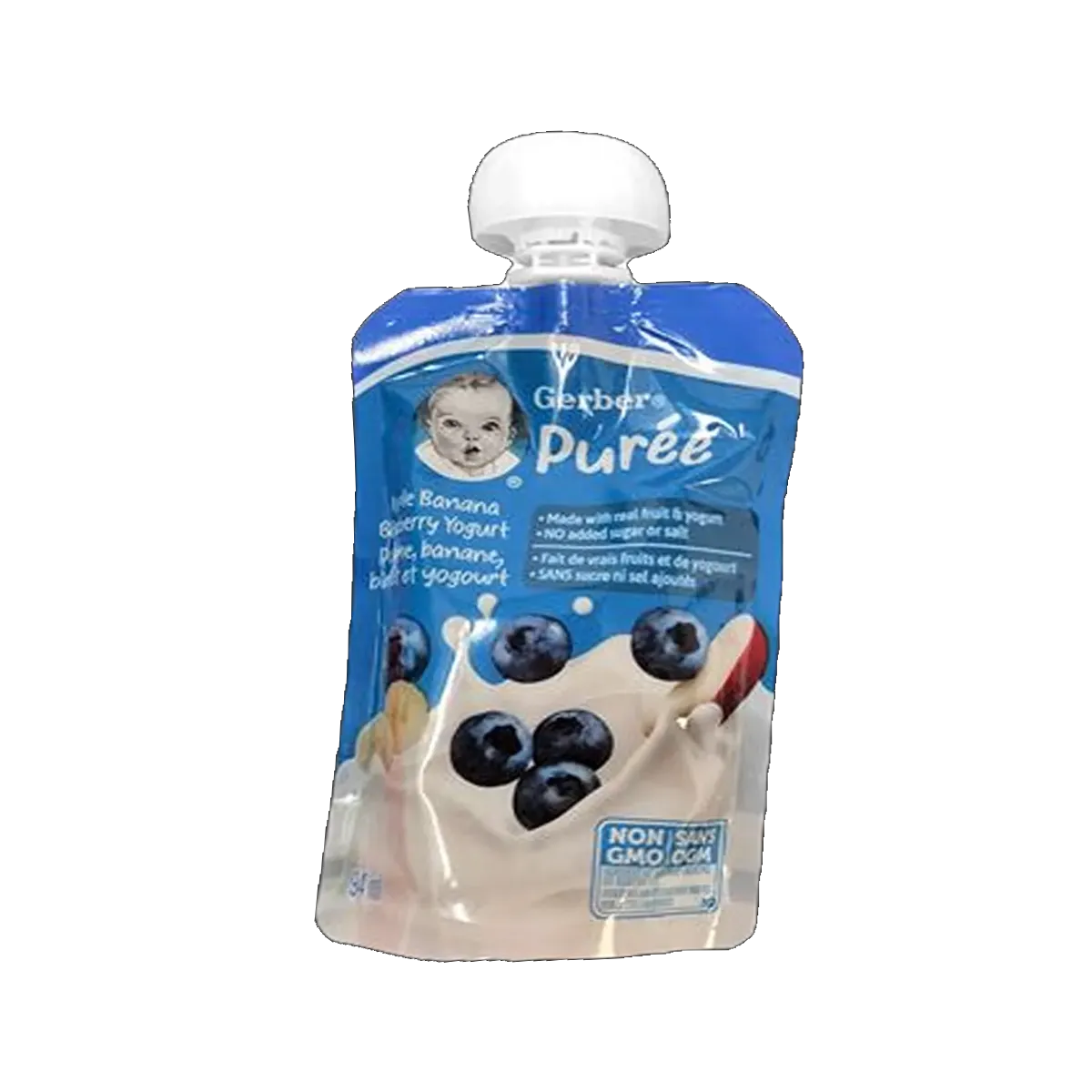 Gerber Gerber Puree Apple Blueberry Yogurt 94ml