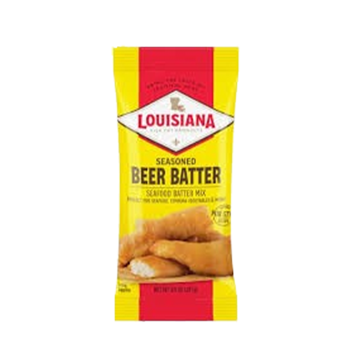 Louisiana Fish Fry, Seasoned Beer Batter Seafood Batter Mix, Case Of 12, 8.5 oz