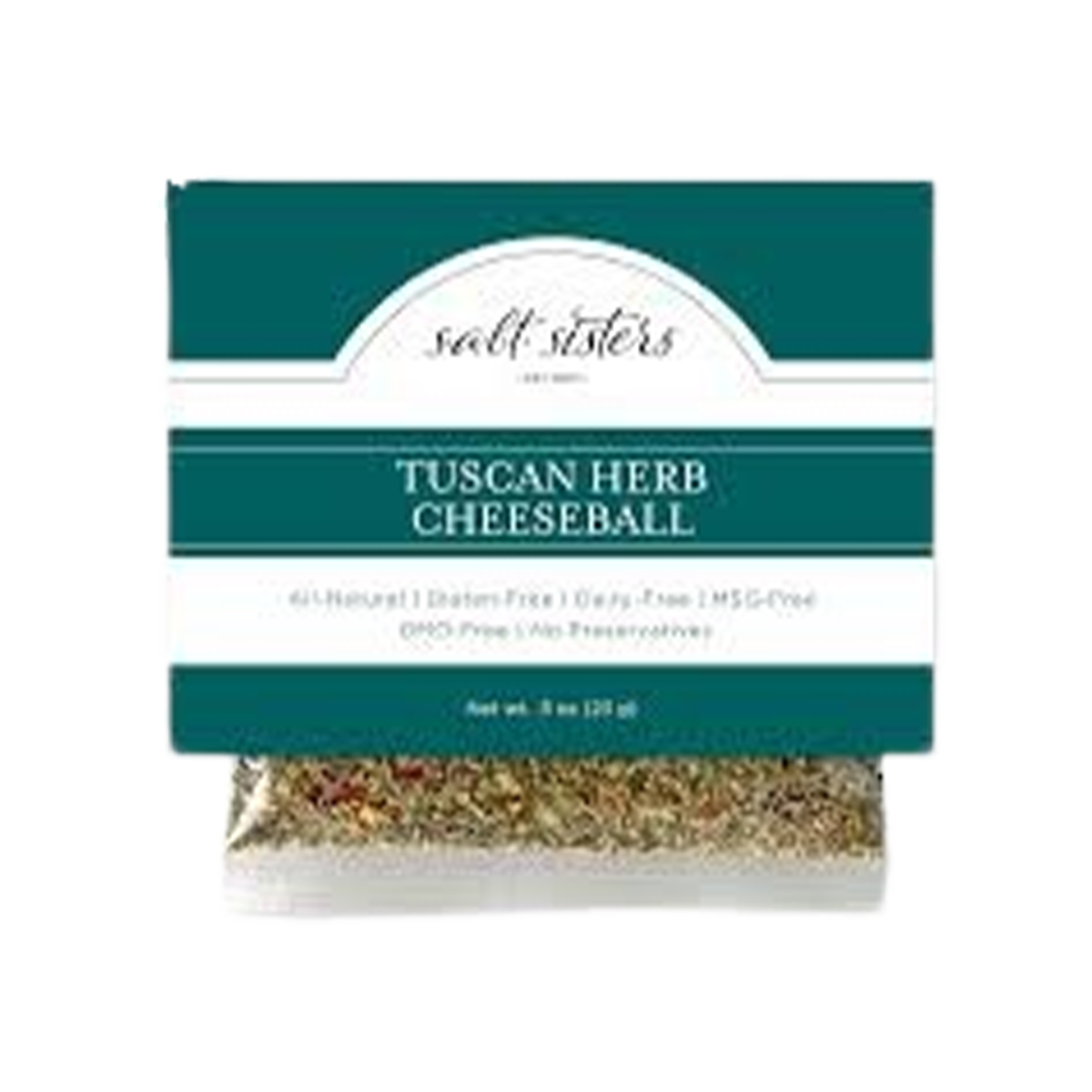 s.a.l.t. sisters llc, Tuscan Herb Cheeseball Mix - Case of 6 - .5 OZ
