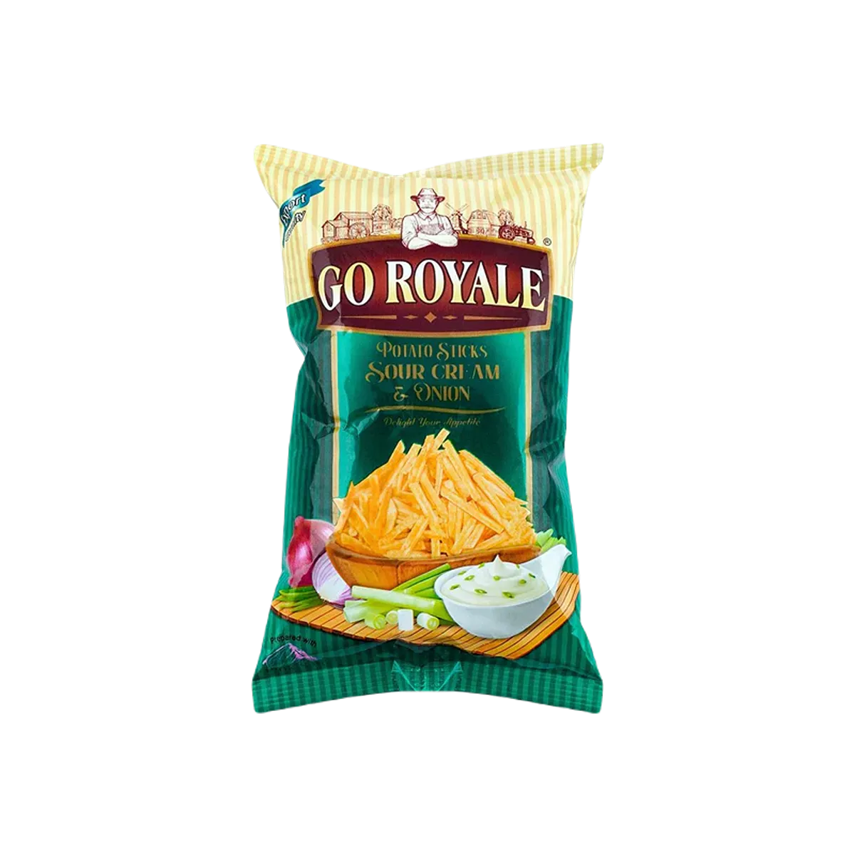 Go Royale Sour Cream & Onion Potato Sticks 70g
