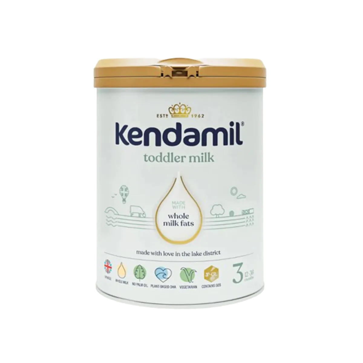 Kendamil Toddler Milk Whole Fats stage3 800g