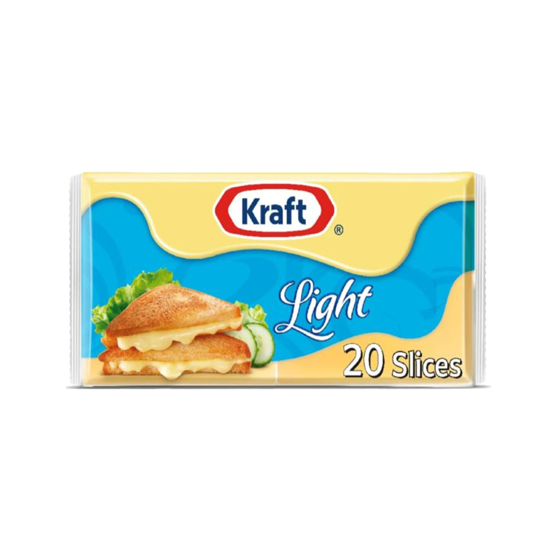 Kraft Slice Cheese Light 20Pcs 400g