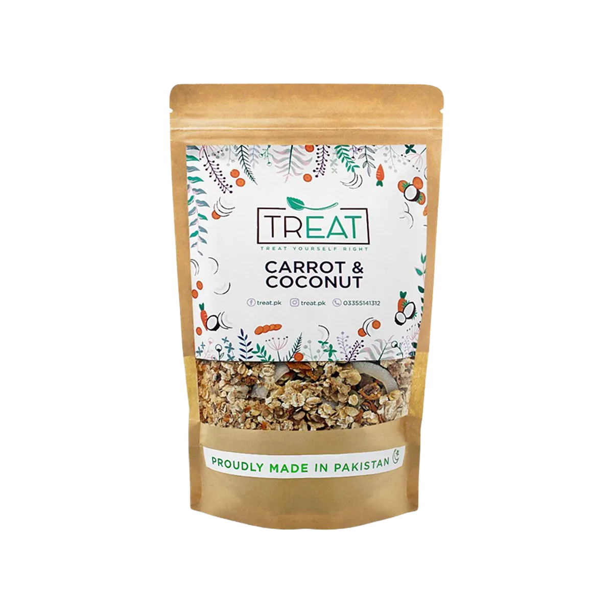 Treat Granola Carrot & Coconut 360g