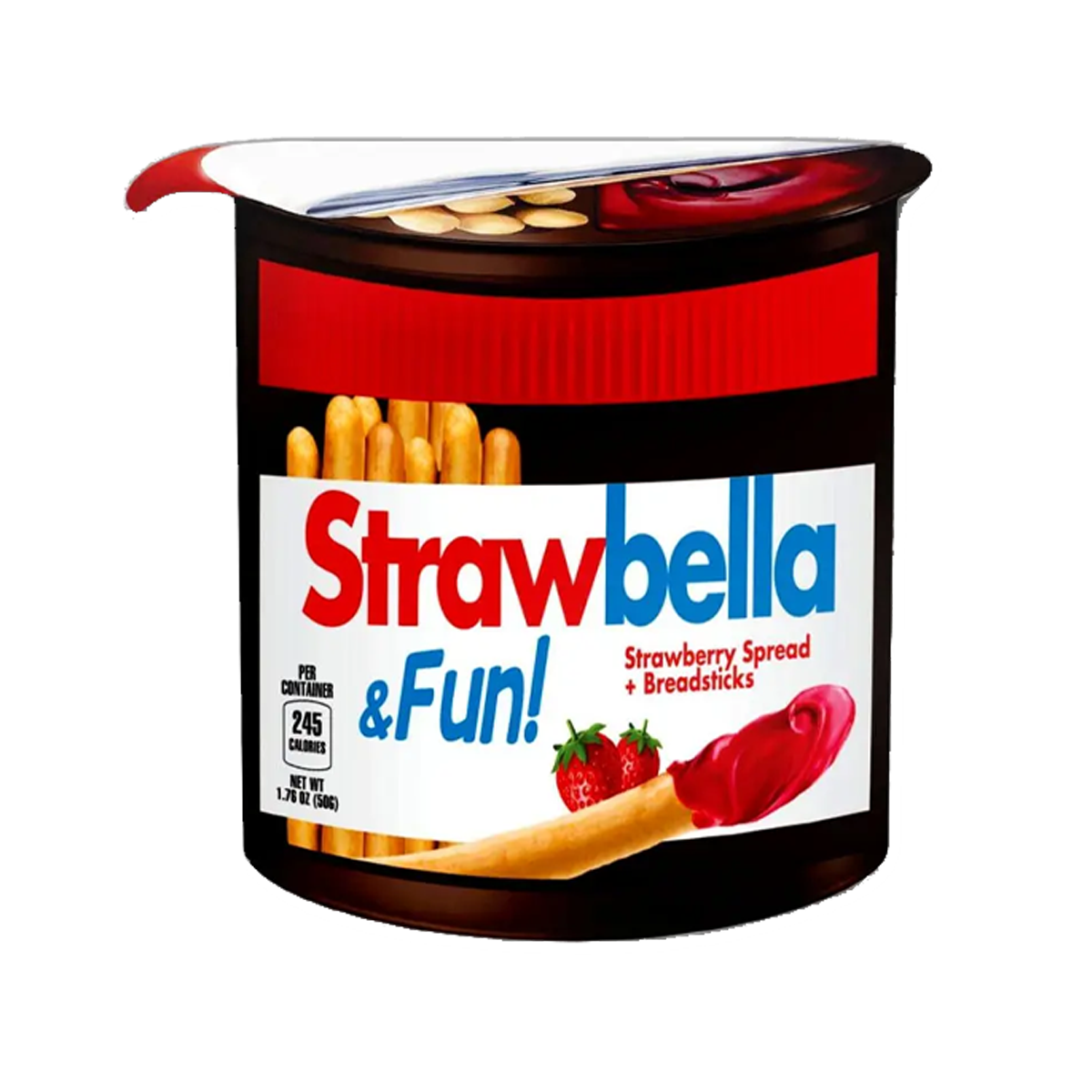 Strawbella Strawberry Bread Sticks 50g