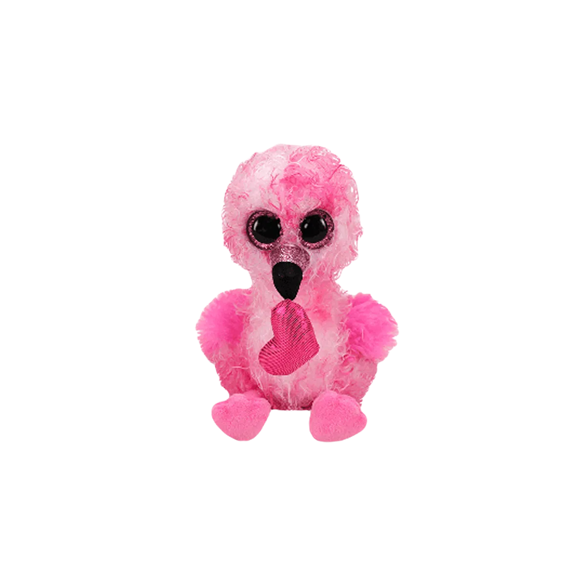 Ty Beanie BOOS FLAMINGO DAINTY WHEART MED
