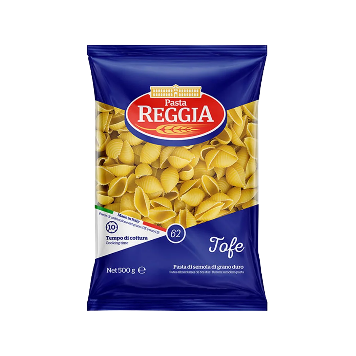 Reggia Pasta Tofe Semola No.62 500g