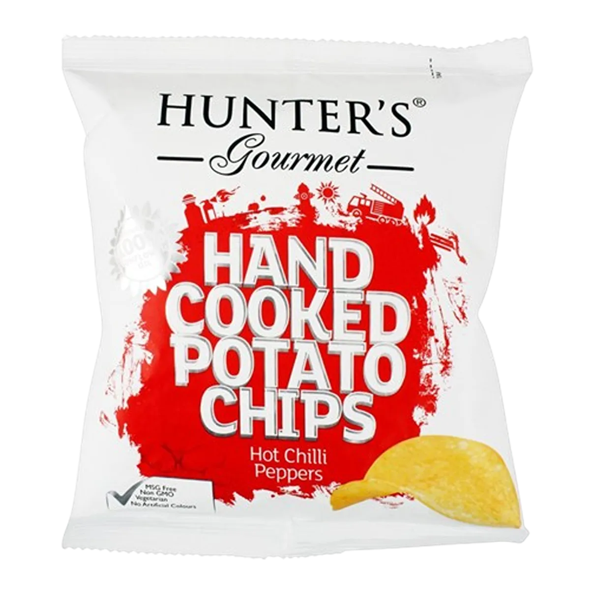 Hunters Chips Hot Chilli Peppers (40gm)
