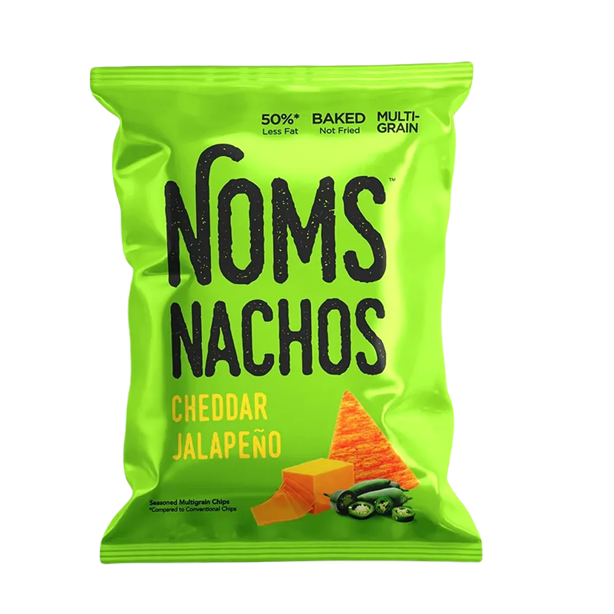 Noms Nachos Chedder Jalapeno Chips 75g